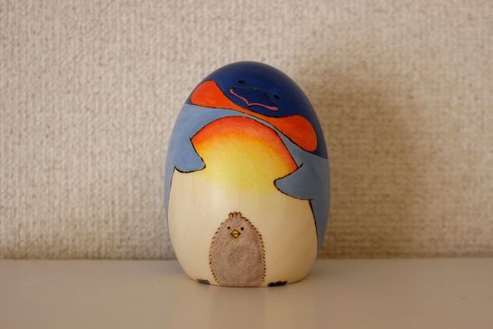 「しまぬき」のペンギンこけし