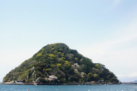 駿河湾沿岸から見る淡島