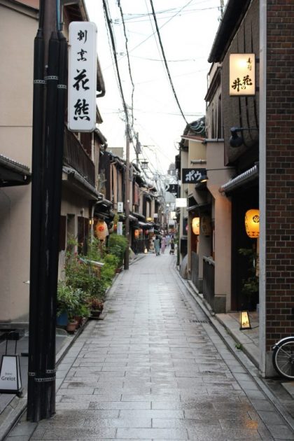 京都の裏路地